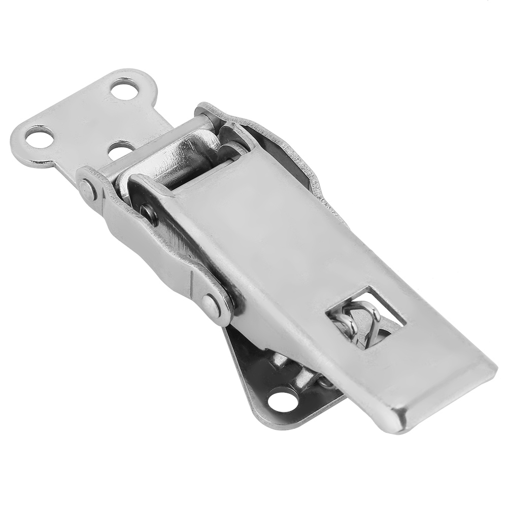 Edelstahl-schrankriegel Mit Federmechanismus, Kippverschluss Mit Schließblech, Möbelbeschläge