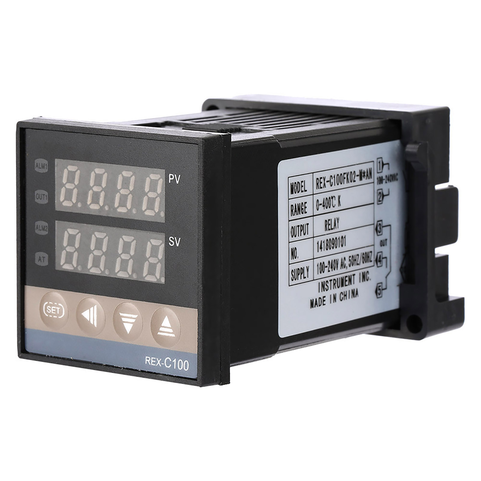 Rex C100fk02-man Pid-digitaltemperaturregler, Relaisausgang, Hochpräziser Industrieller Temperaturregler