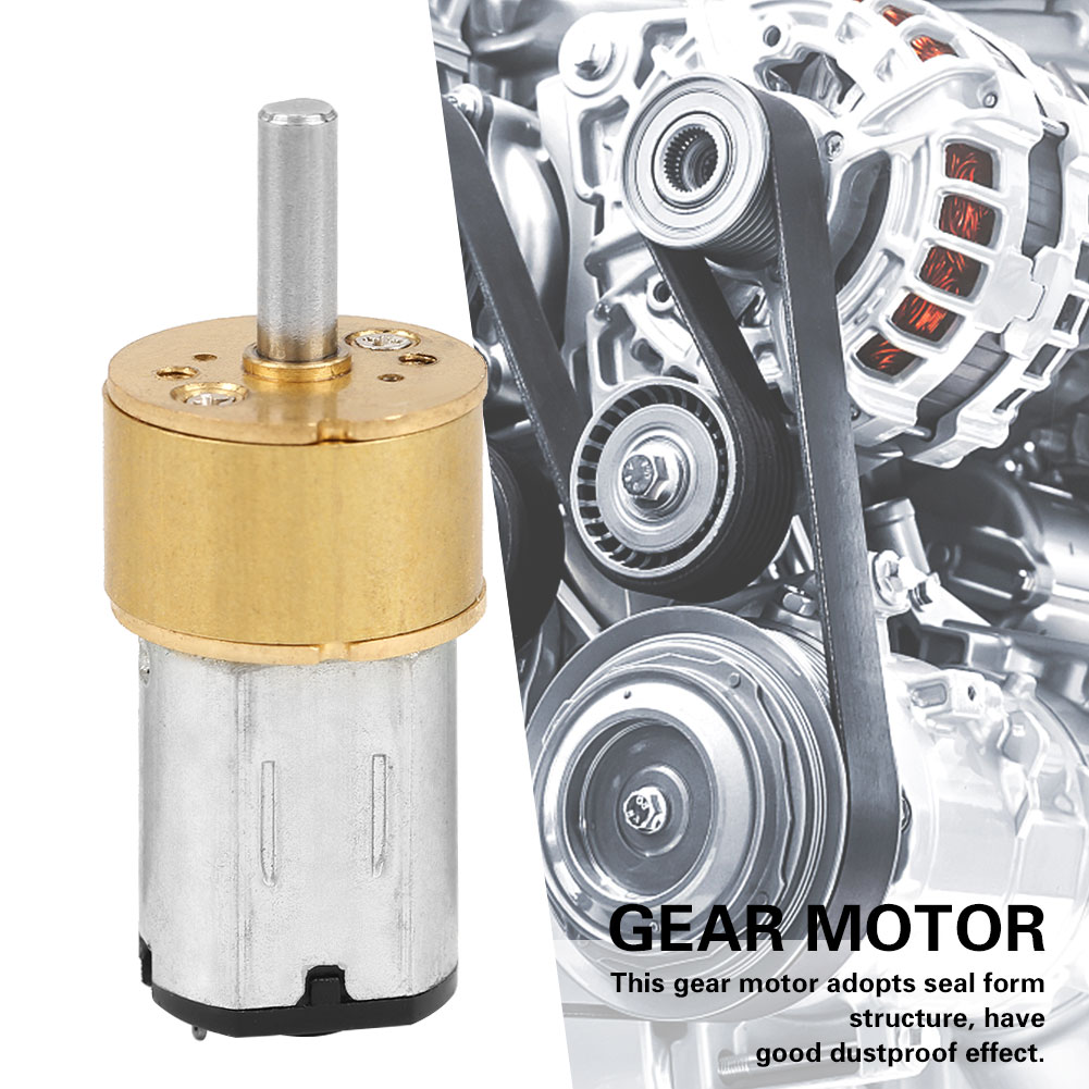 6v 14mm N20 Mikro-gleichstrommotor Mit Staubdichtem Metallgetriebe Für Diy-roboter (60 U/min)