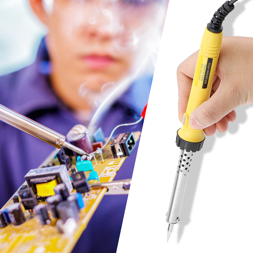 220v 60w Elektrischer Lötkolben Mit Externer Heißluftpistole, Eu-stecker, Einstellbare Temperatur