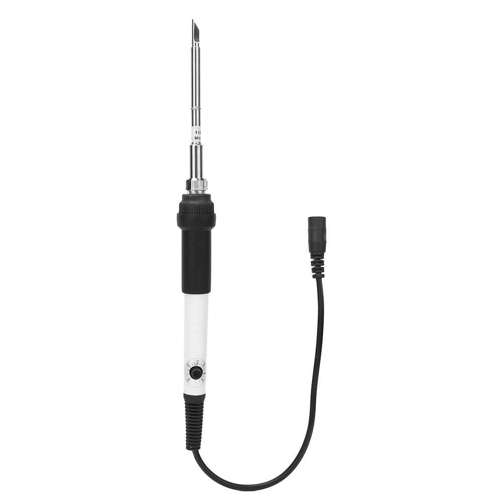 Elektrischer Lötkolben, Einstellbare Temperatur 200–400 °c, Schnelles Aufheizen, Diy, 12–24 V Dc, Weiß, Lötset