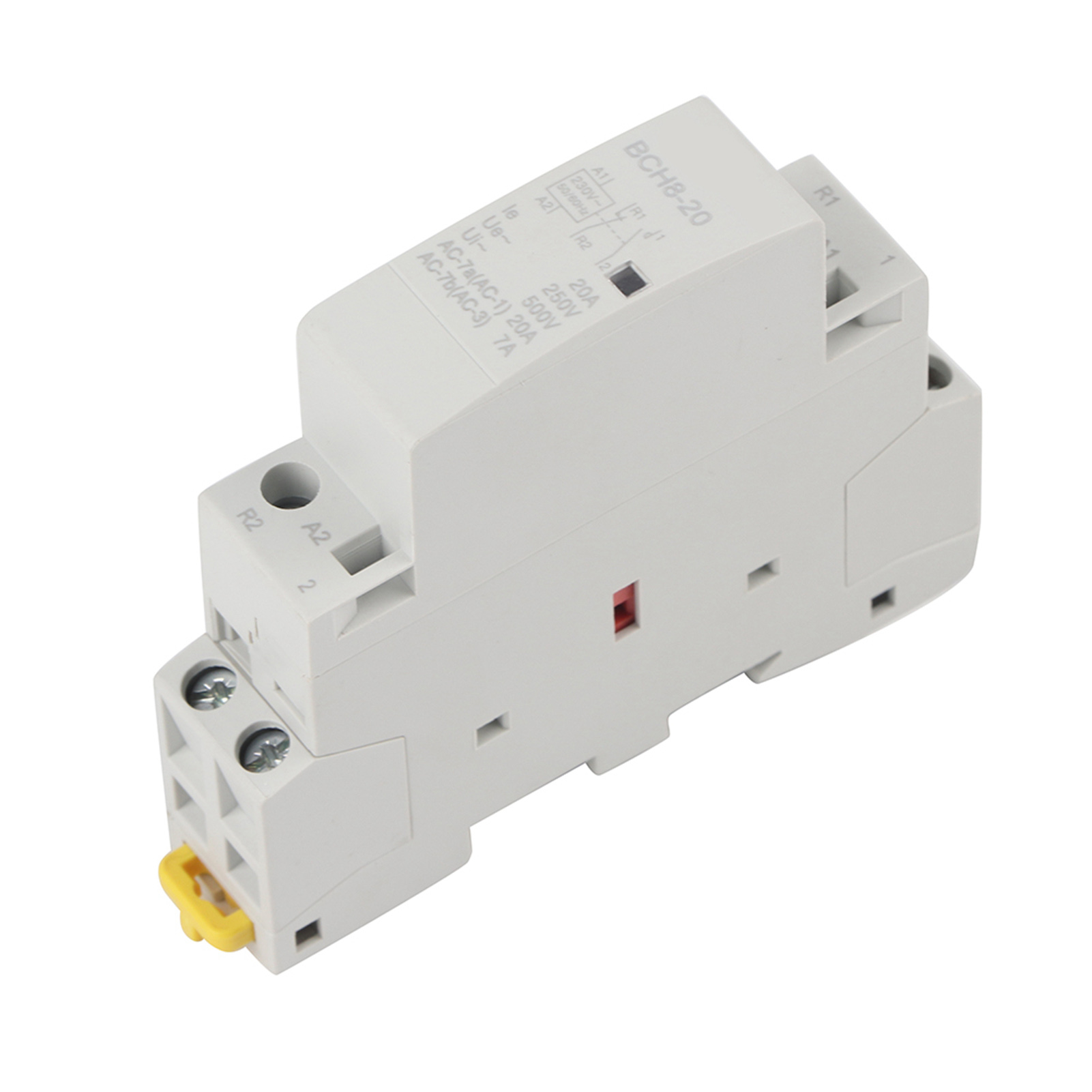 Modulares Schütz Ac 220v-230v 20a 2p Din-schiene 1ö 1ö Steuerschalter