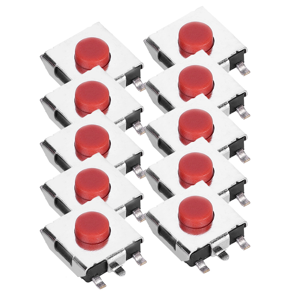 200 Stück Taktile Drucktaster 6x6x3,1 Mm – Leichtberührungsschalter Für Elektronische Schaltungen, Präzisionsschaltflächen