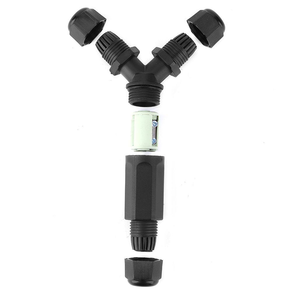 Ip68 Wasserdichter 3-wege-3-draht-y-led-stecker Für Elektrische Verbindungen