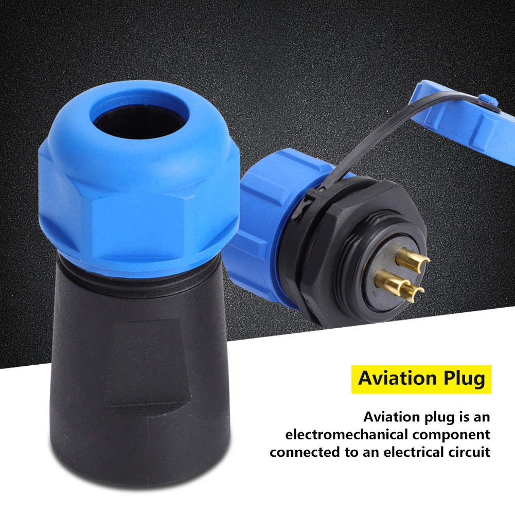 Wasserdichter Sp21-stecker (ip68), 3-poliger Kunststoff-flugzeugstecker