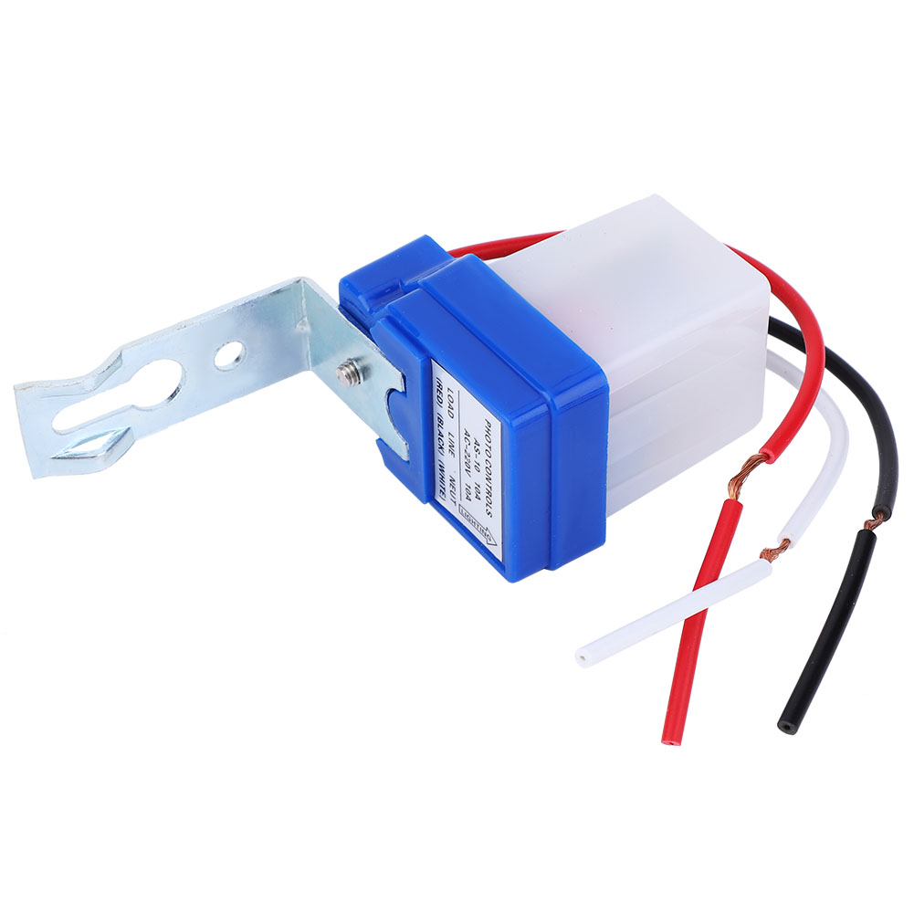 Zweiteiliger Automatischer Dämmerungsschalter, Lichtsensor Für Außenstraßenbeleuchtung, Fotoschalter As-10a 220v Ac