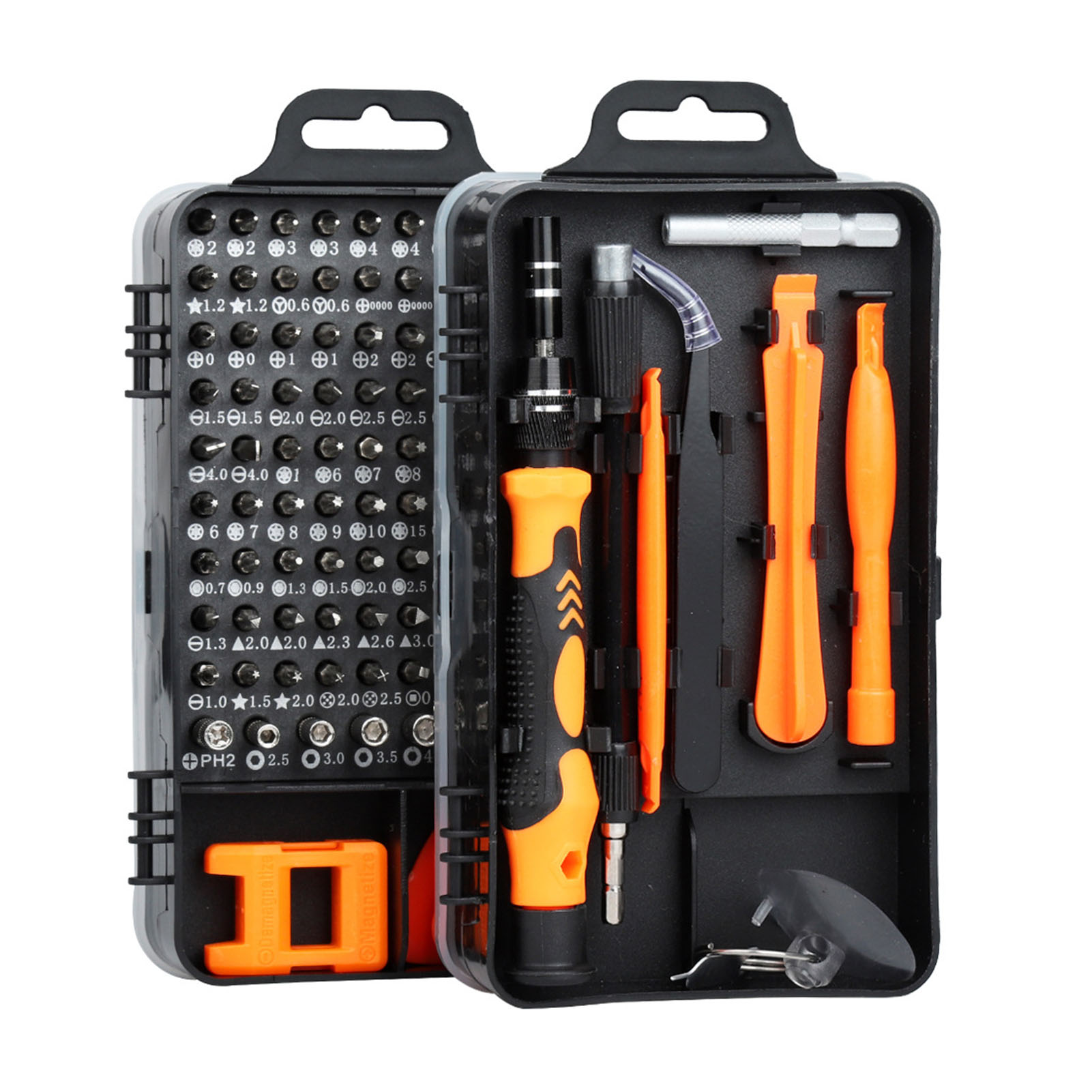 Schraubendreher-set Aus Kohlenstoffstahl, Multifunktionswerkzeug Zum Zerlegen Und Reparieren Von Uhren Und Mobiltelefonen, Orange