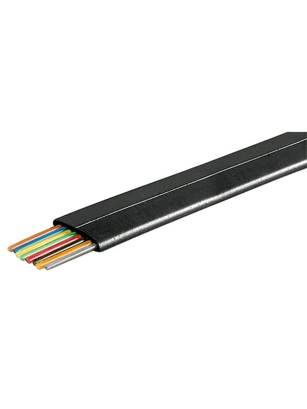 Pro Telephone flat cables 8-core 100 m reel AWG 28.