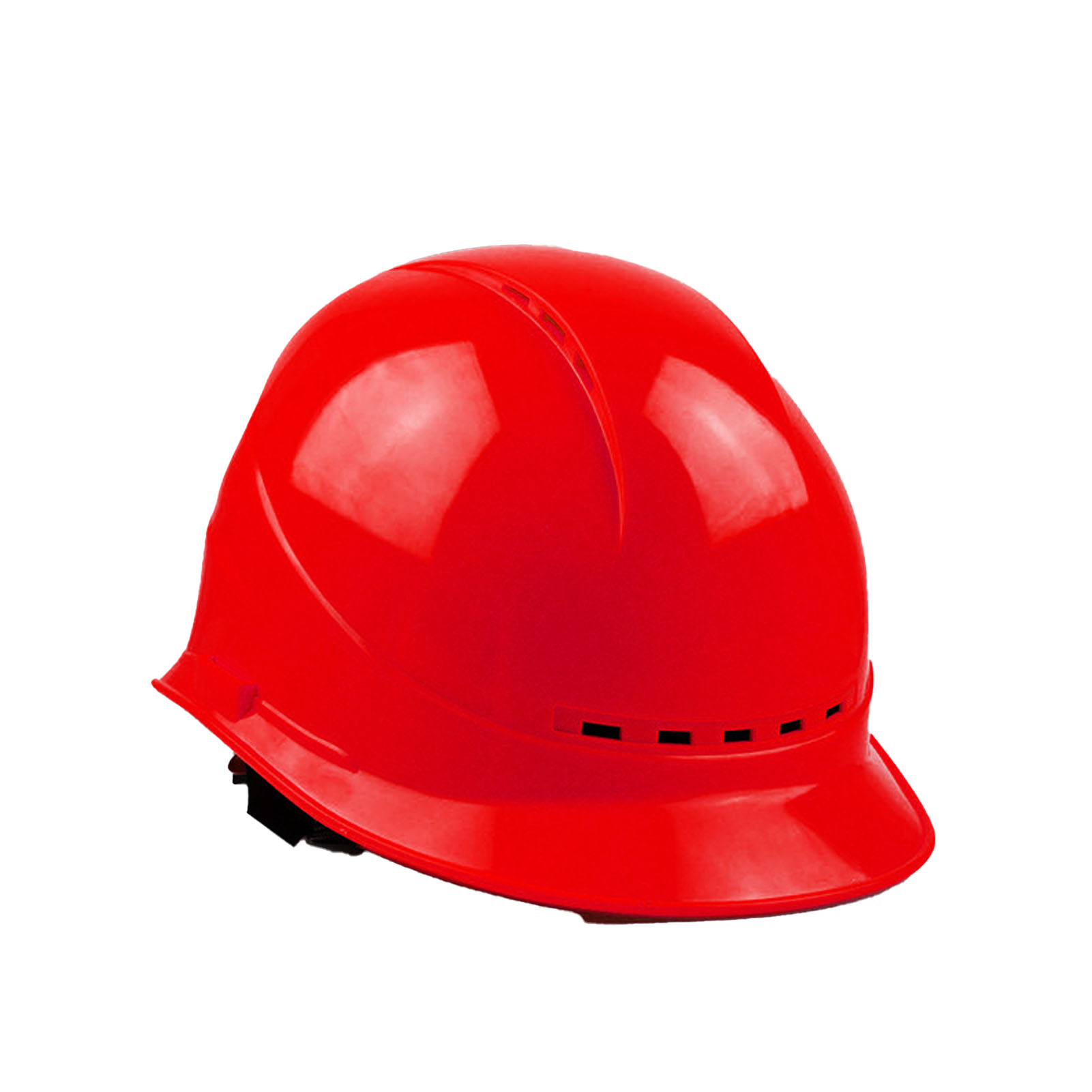 Roter Schutzhelm Mit Atmungsaktivem Und Stoßdämpfendem Baumwollfutter, Ideal Für Baustellen.