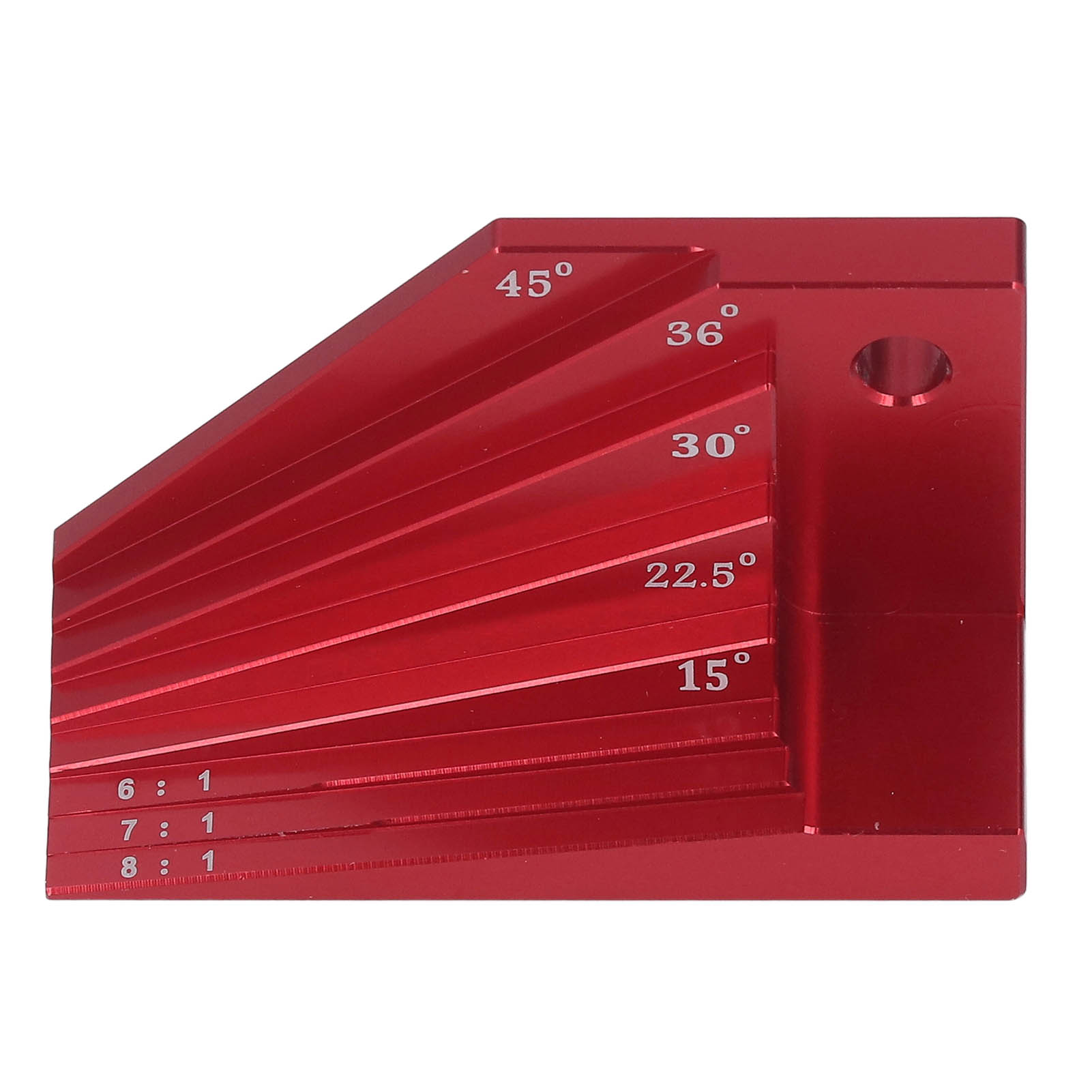 Mehrwinkelmessgerät Für Die Holzbearbeitung, Aus Hochfester Roter Aluminiumlegierung, Für Holzzapfen, Für Schreiner