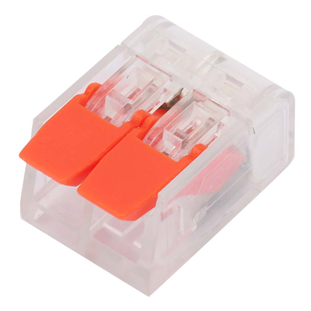 Pct-412 Schnellverbinder, 30 Stück, Universeller Kompakter Steckklemmenblock, Rot