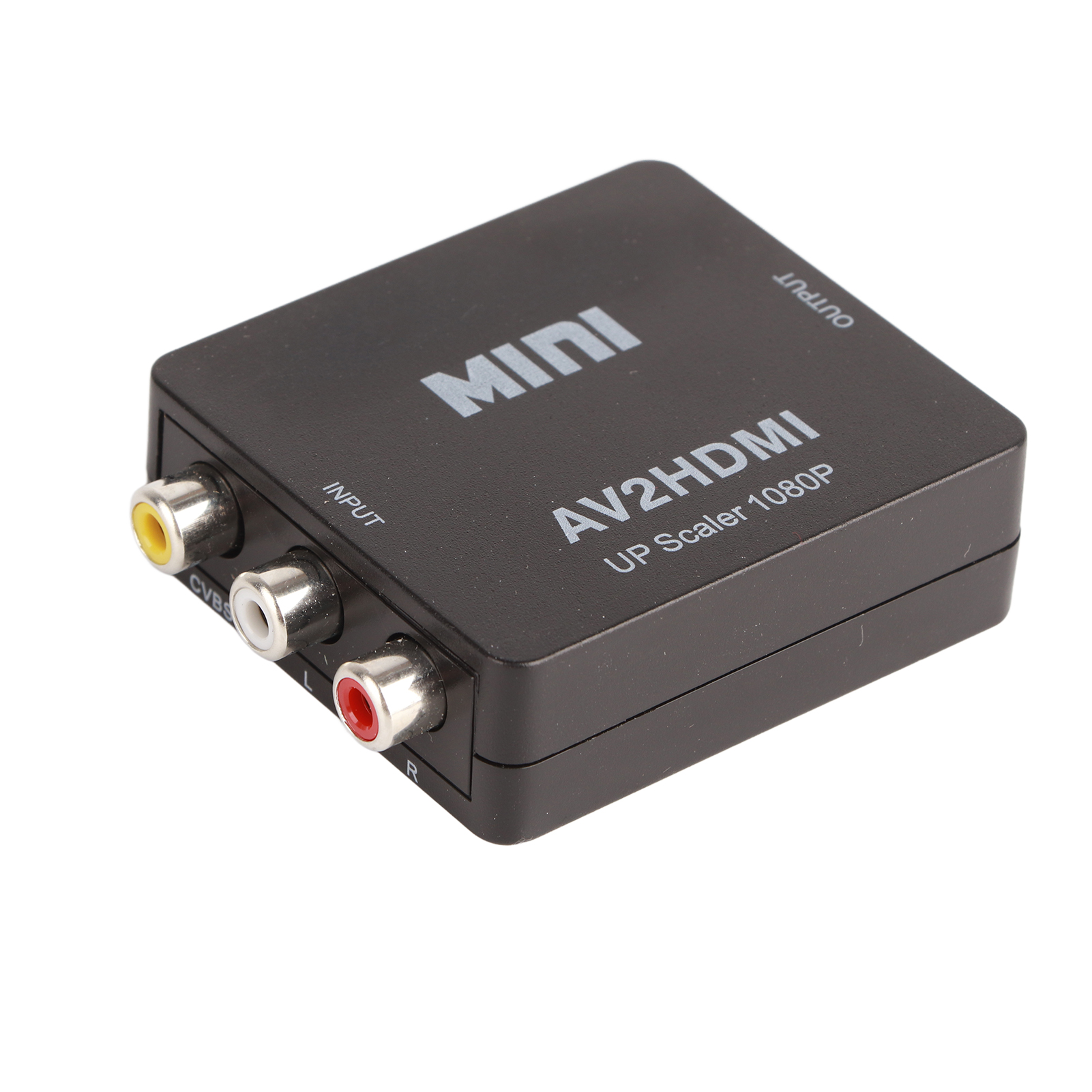 Stromsparender 1080p Hd Av-zu-mmi-konverter, Schwarz, Für Fernseher, 5 V