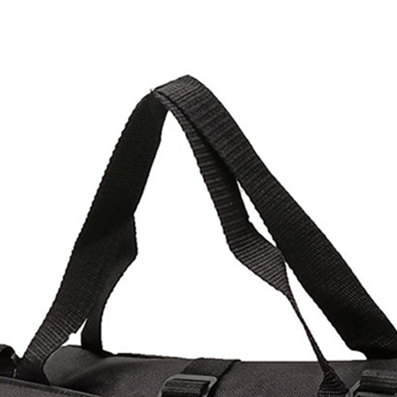 Tragbare, Aufrollbare Tasche Mit Schnalle Aus Oxford-gewebe, Für Werkzeuge, Eisenwaren Und Autoteile, Schwarz.