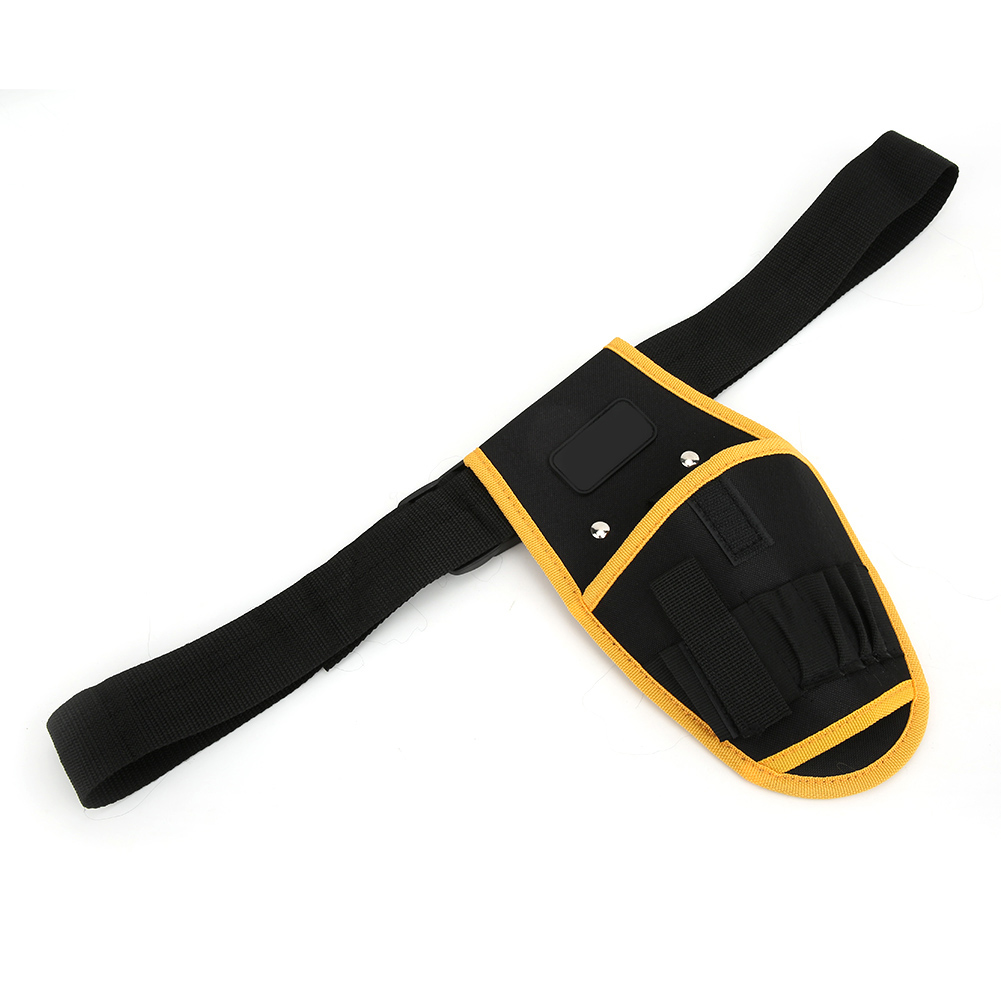 Aufbewahrungskoffer Für Elektrische Bohrmaschinen, Werkzeugtasche, Heimwerker-tragetasche, Zubehörkoffer, Praktisches Aufbewahrungsset, 11 Fächer, Schwarz, Robust Und Wasserabweisend.