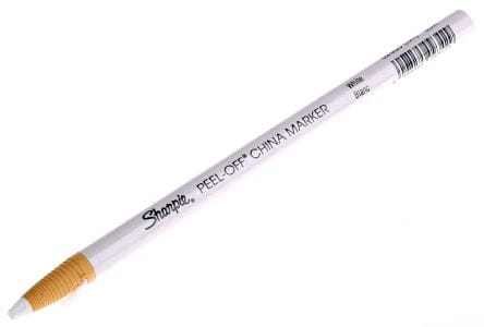 Sharpie China-Wachsmarkerstifte (selbstspitzend) | weiß | 12 Stück