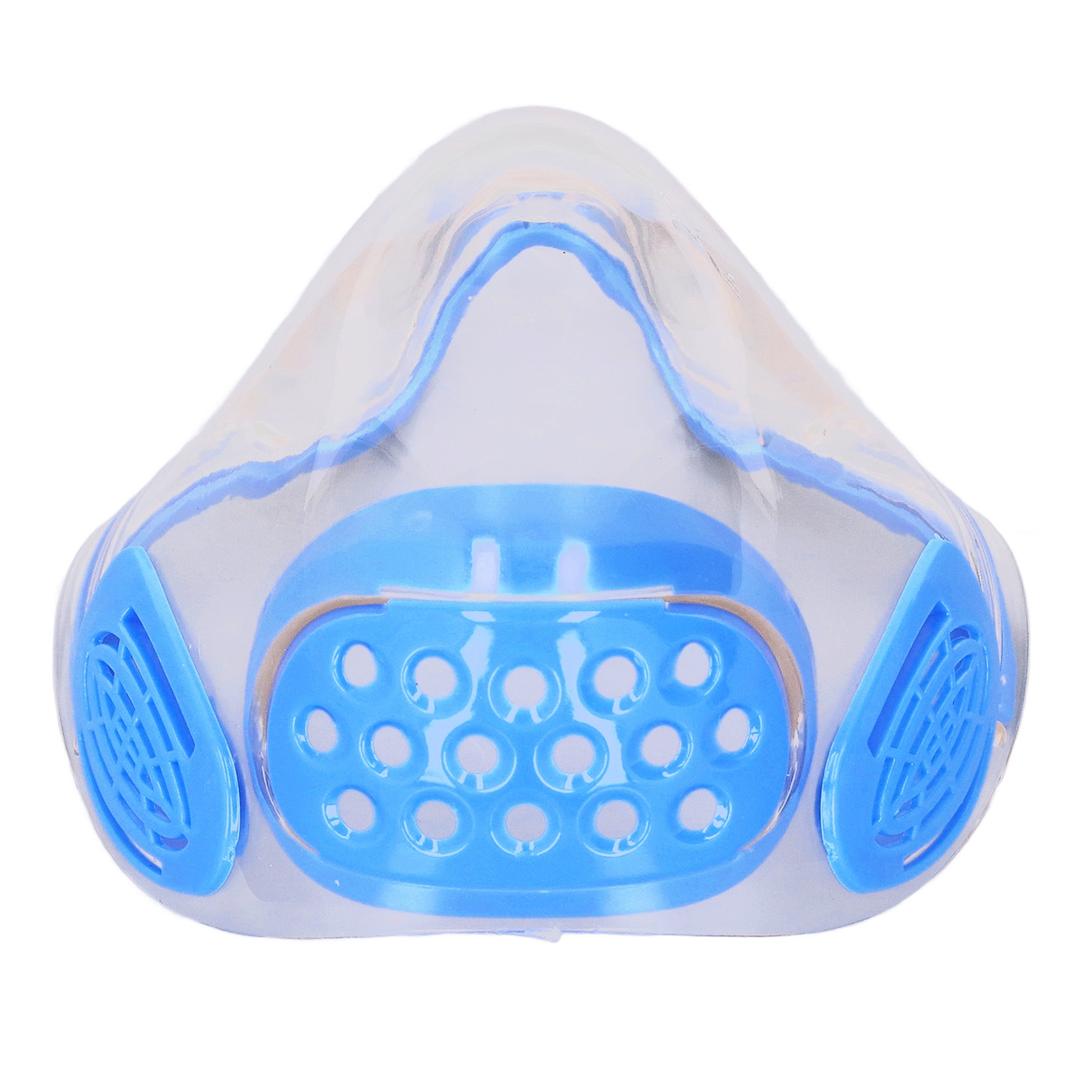 Antibeschlagfreie, Transparente Polycarbonat-gesichtsmaske Mit Spritzfilter Und Schutzvisier Für Lehrer Und Erwachsene (blau)