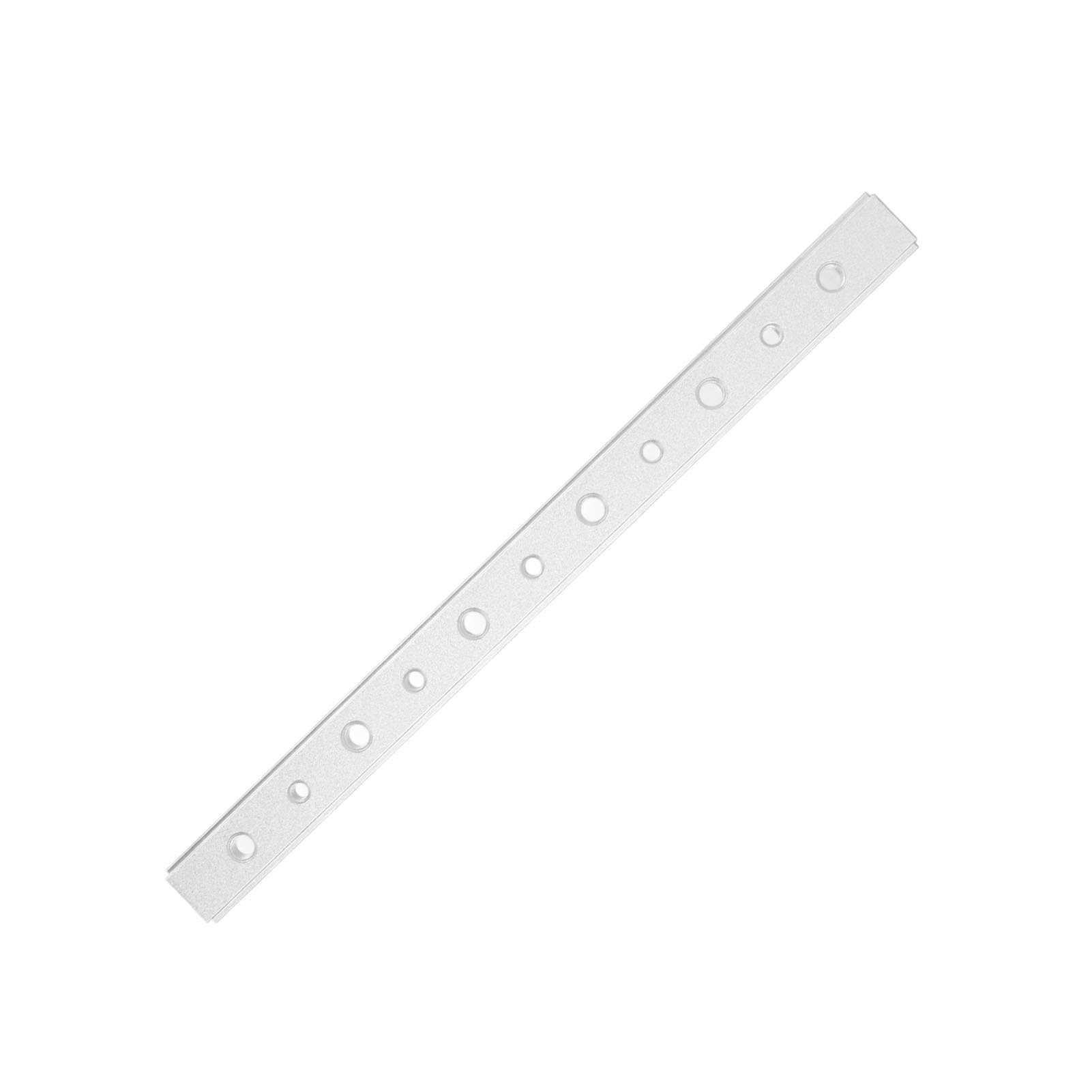 T-nut-führungslehre Für Kreissägen Aus Aluminiumlegierung, 300 Mm, Mit Bohrung Für Graviermaschine Und Kreissäge, Silberfarben.