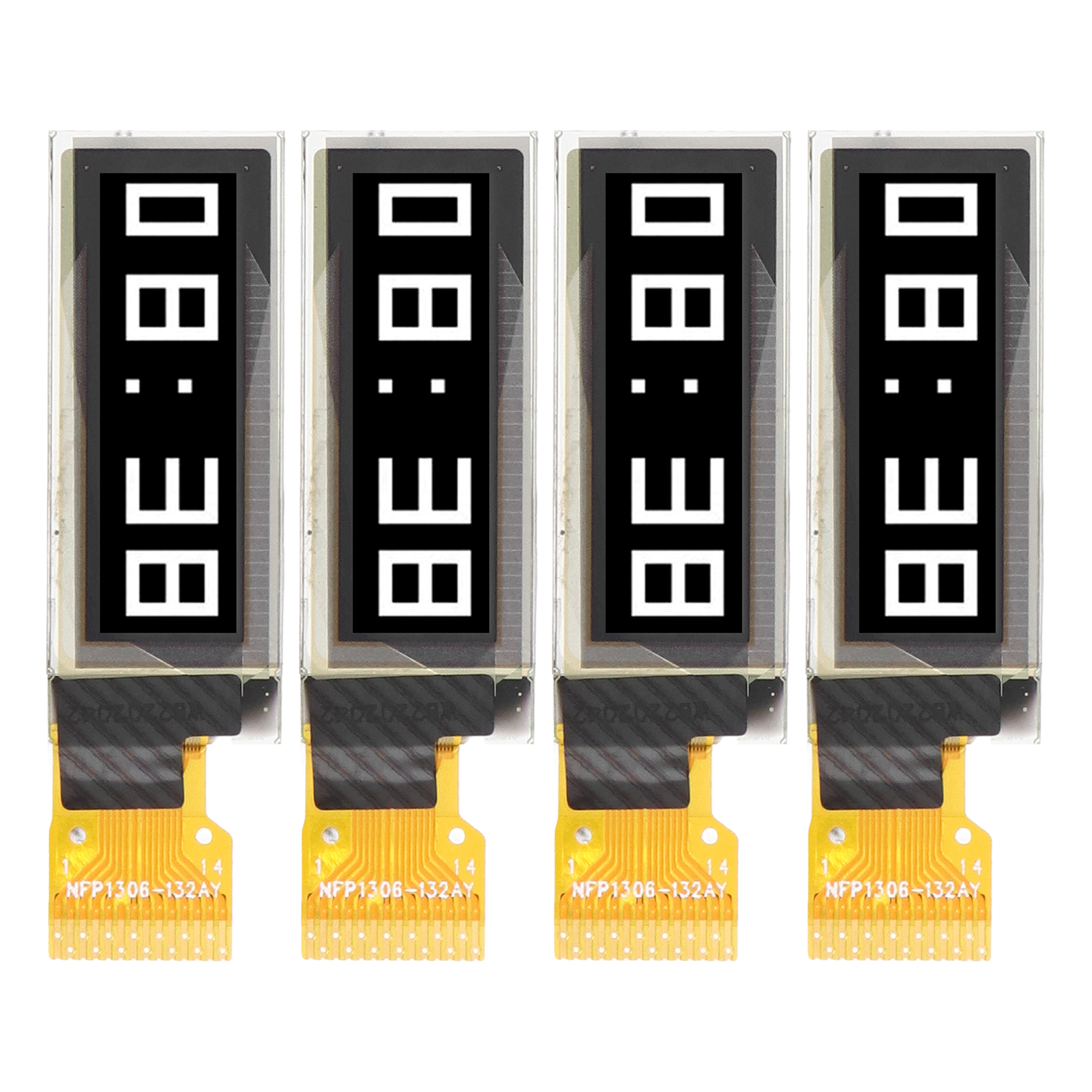14-poliges 0,91-zoll-displaymodul Mit I2c-schnittstelle, 128 X 32 Pixel Oled-bildschirm, Weiß, Mra071-1