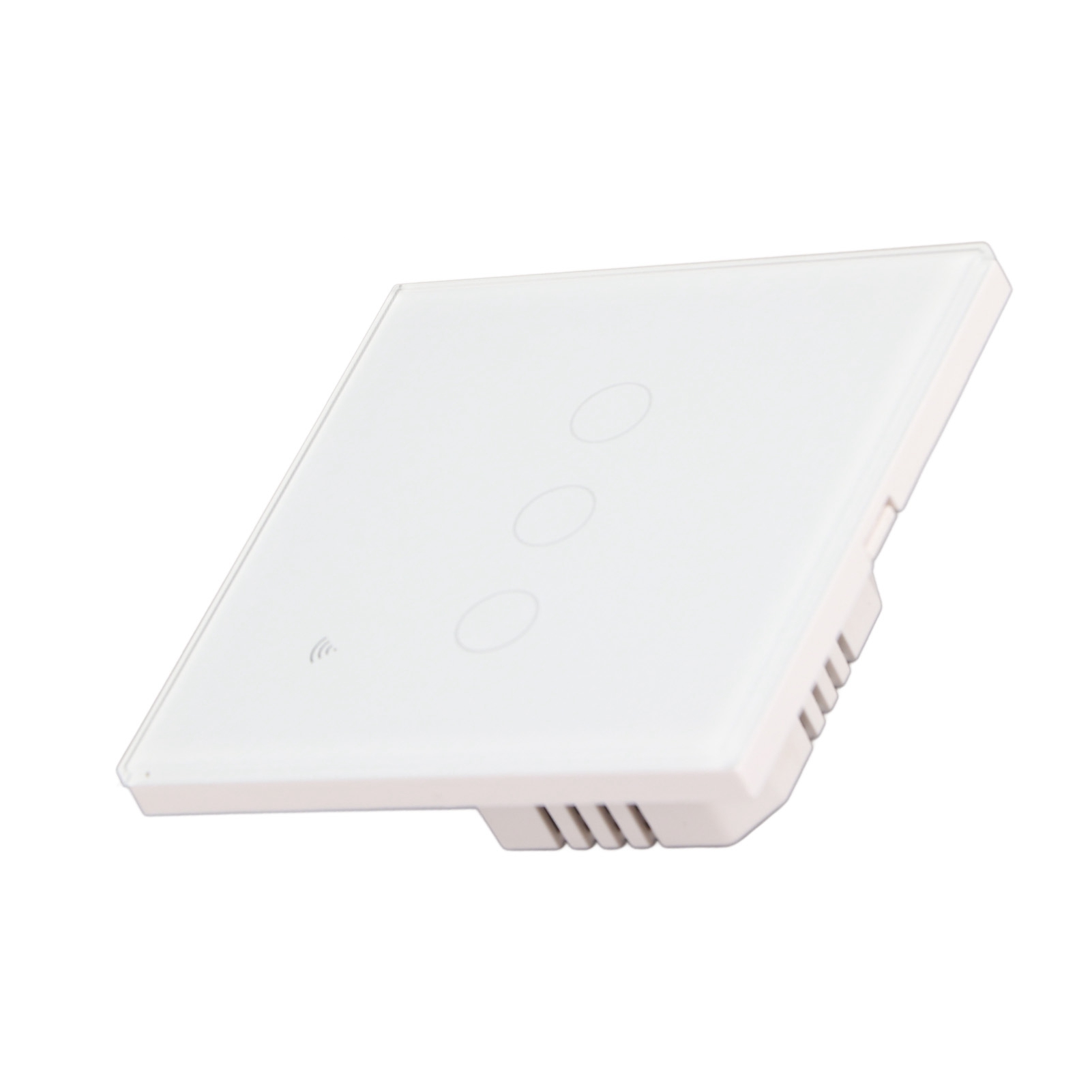 Weißer 3-tasten-wlan-smart-schalter, Per App Steuerbar, Berührungsempfindlich, Elegant, Ac110-240v
