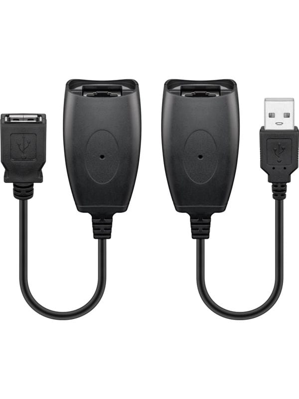 Pro USB 2.0 Hi-Speed extension cable black - USB 2.0