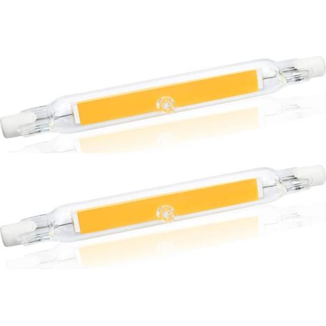R7s 5w J78 Cob 78mm Led-lampe, 500 Lm, 2700 K, Entspricht 30–50 W, 360° Abstrahlwinkel, Warmweiß, 2er-pack