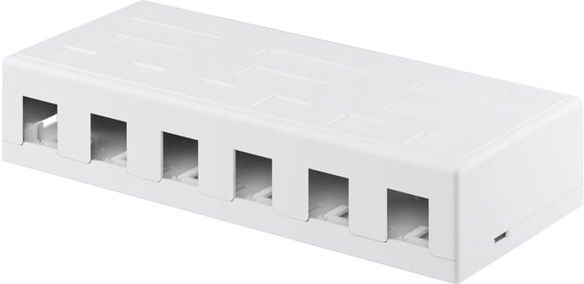 Pro Keystone empty housing 6 port