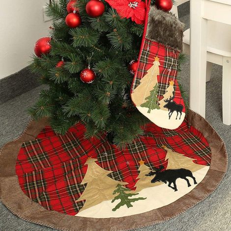 Weihnachtsbaumdecke, 41-zoll-weihnachtsbaumschmuck Mit Rentierdekoration Für Die Weihnachtsfeier Zu Hause