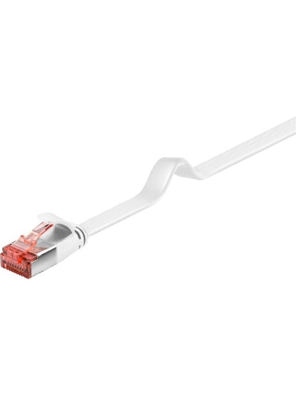 Pro LAN CAT 6 U/FTP flat - Weiß - 10m