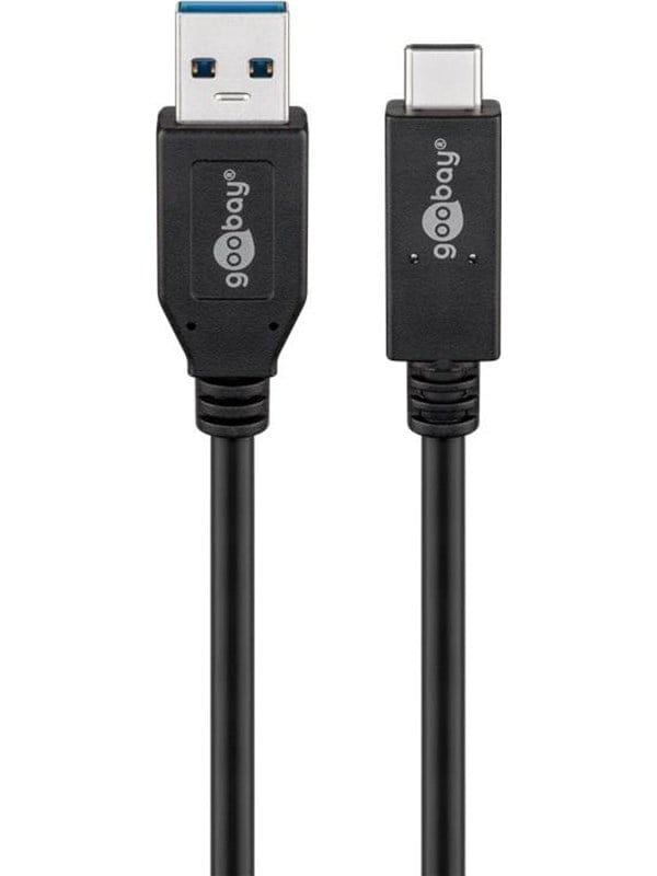 Pro USB-A USB-C - 1m - USB 3.2 Gen 2 - Schwarz