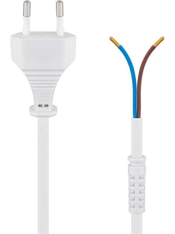 Pro Euro cord for assembly 1.5 m white