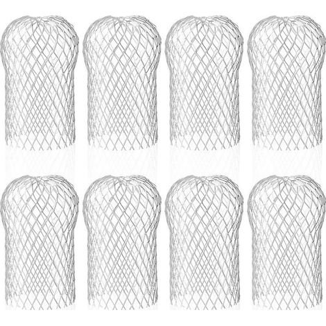 Lyercw - 8er-pack Aluminium-dachrinnenabdeckungen, Flexible Und Langlebige Dachrinnenfilter Für Dachrinnen Und Fallrohre Gegen Laub