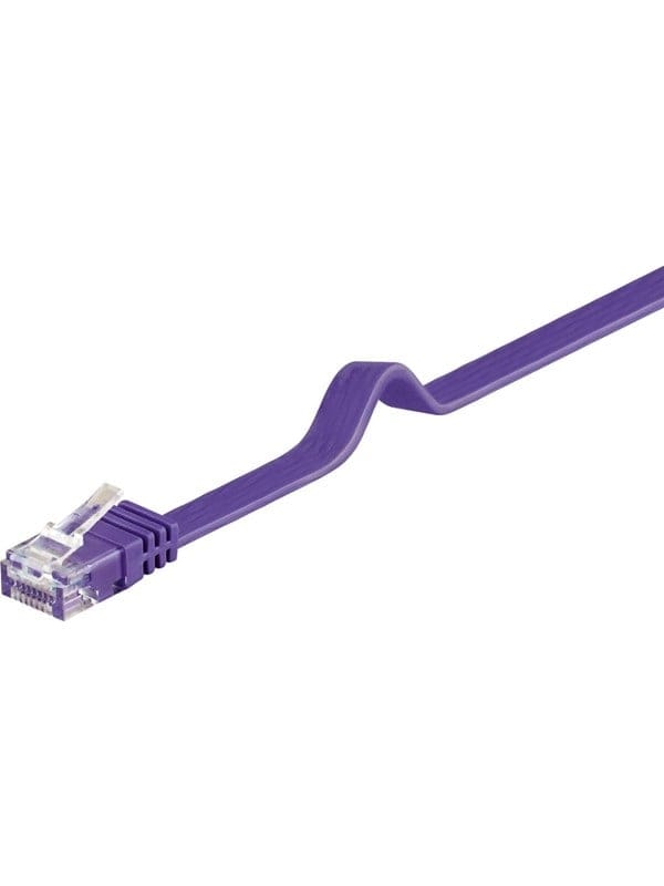Pro LAN CAT 6 Flat U/UTP - Lila - 2m