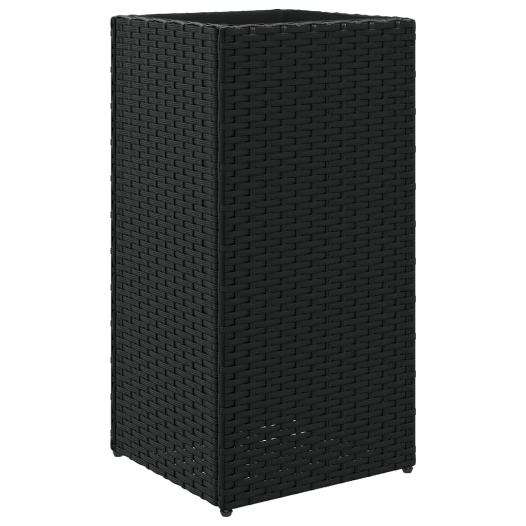 Maison Exclusive - Pflanzkübel Schwarz 30x30x60 Cm Poly Rattan