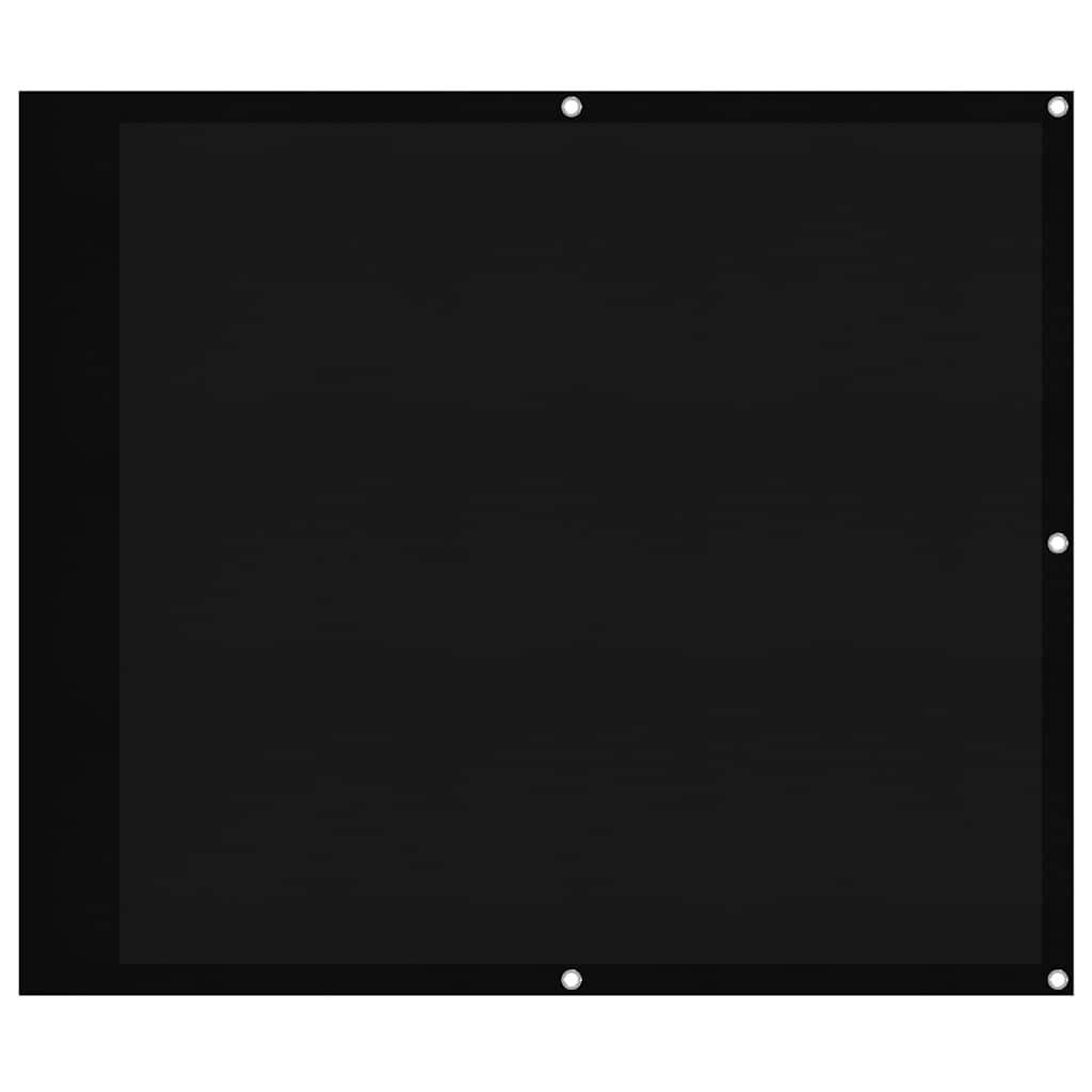 Maison Exclusive - Balkon-sichtschutz Schwarz 90x1000 Cm 100 % Po
