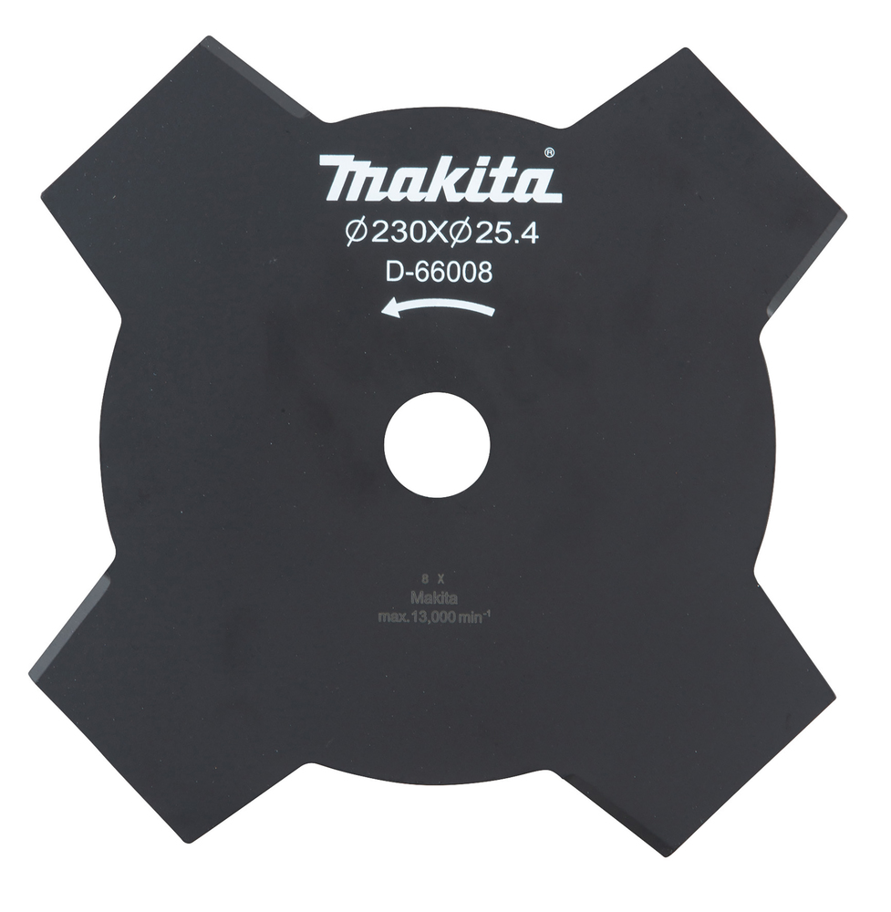 Makita 1916d2-2 Freischneiderklinge Ø 230mm Bohrung Ø 25,4mm 4 Zähne Dicke 1,8mm
