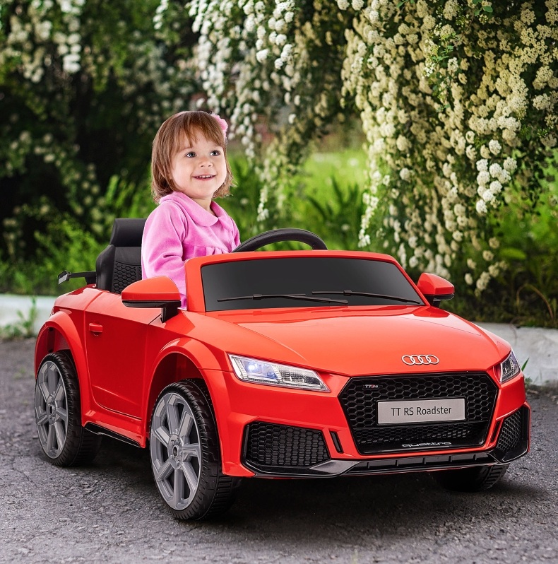 Voiture Électrique Enfant 102x60x44 Cm Rouge Télécommande 3-5 Ans Meubliv