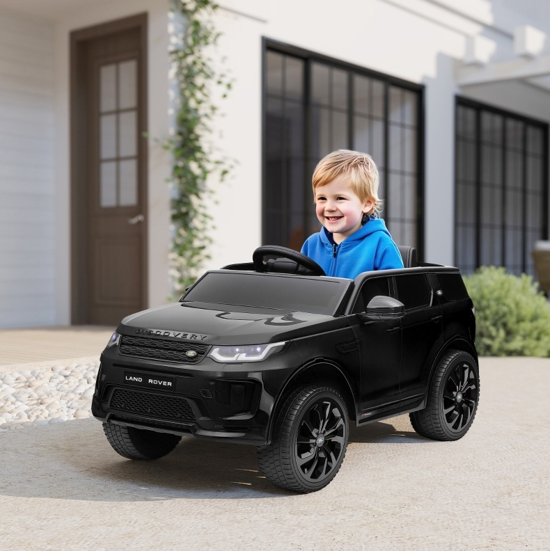 Elektrisches Kinderauto 106x65,5x51 Cm Aus Schwarzem Kunststoff Mit Fernbedienung, 3-6 Jahre