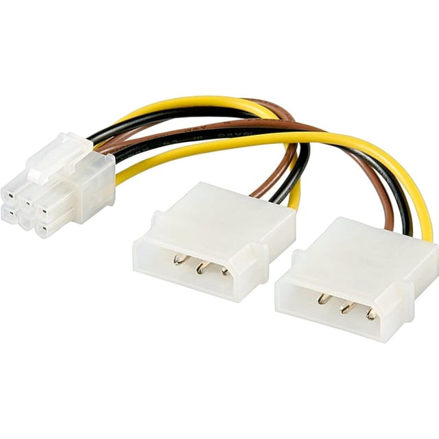 Pro Power cable/adapter for PC graphics card 6-pin PCI-E/PCI Express