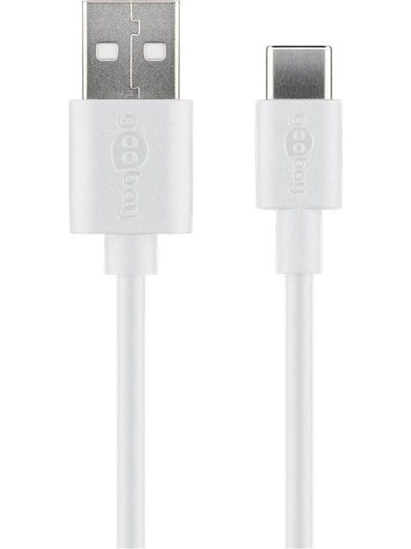 Pro USB-A USB-C - 3m - USB 2.0 - Weiß