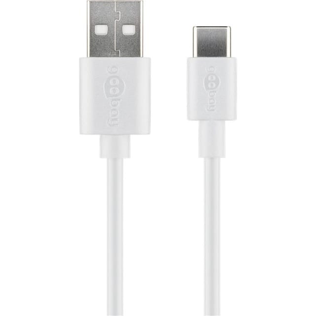 Pro USB-A USB-C - 2m - USB 2.0 - Weiß
