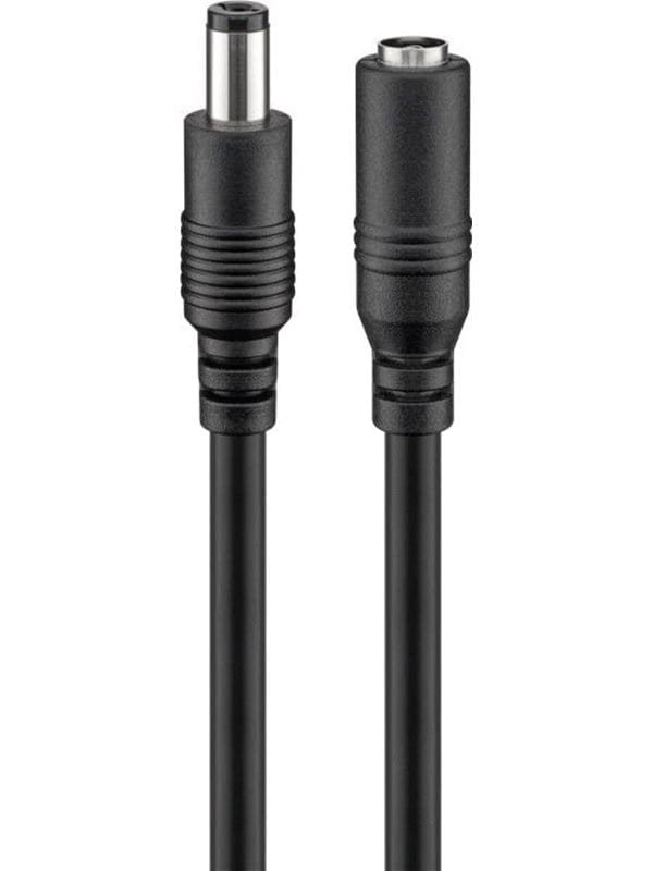 Pro 2.1 mm DC extension cable Black