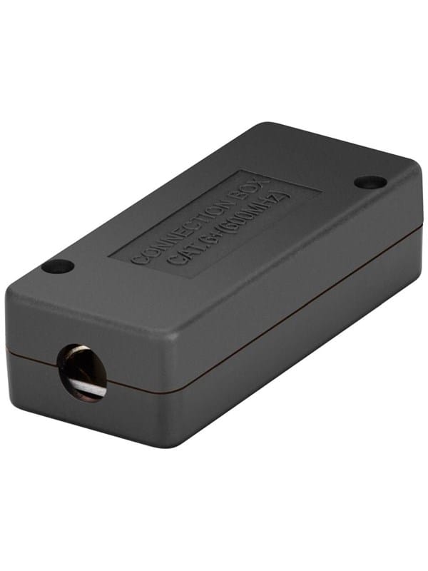 Pro Network connection box CAT 6/ CAT 6A/ CAT 7 STP - Schwarz