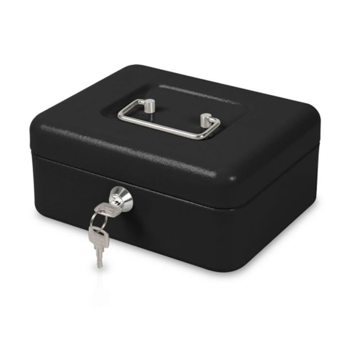 Tirelire Coffre-fort En Métal, Avec Clé Et Poignée, 20 X 16 X 9 Cm, Noire. Super Price Zola. Voir Tous Les Produits. 4,50 (8 Avis)