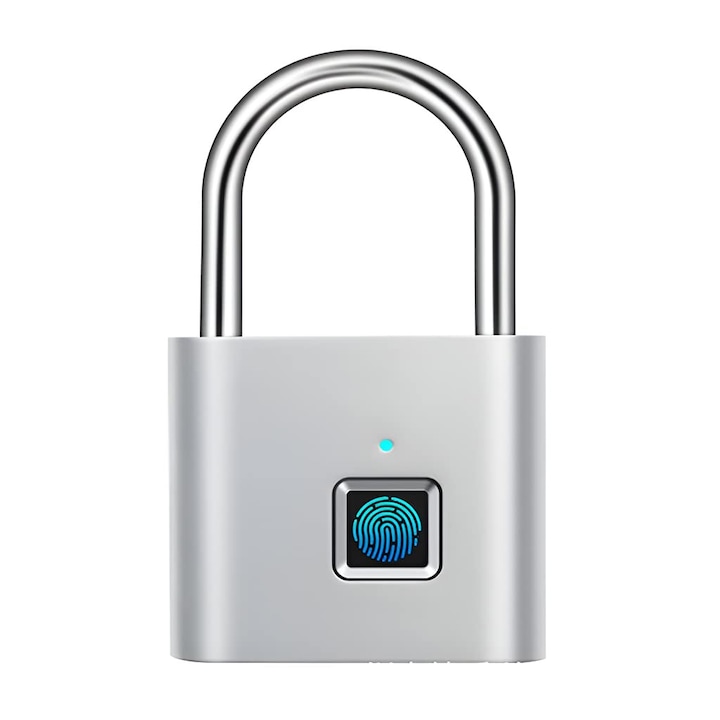 Verrouillage Par Empreinte Digitale, Jusqu'à 10 Empreintes, Chargement Micro-usb, En Zinc Et Acier, Étanchéité Ip56, Batterie Intégrée 3,7 V, Température De Fonctionnement : -10 °c À 40 °c, Dimensions