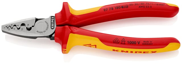KNIPEX Crimpzangen für Aderendhülsen, mit Dorn-Crimp