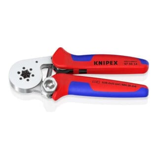 KNIPEX Selbsteinstellende Crimpzangen für Aderendhülsen, mit Seiteneinführung