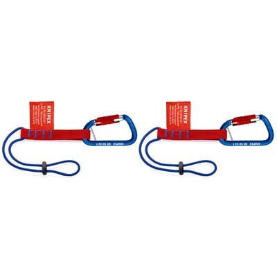 KNIPEX Adapterschlaufen mit fixiertem Materialkarabiner