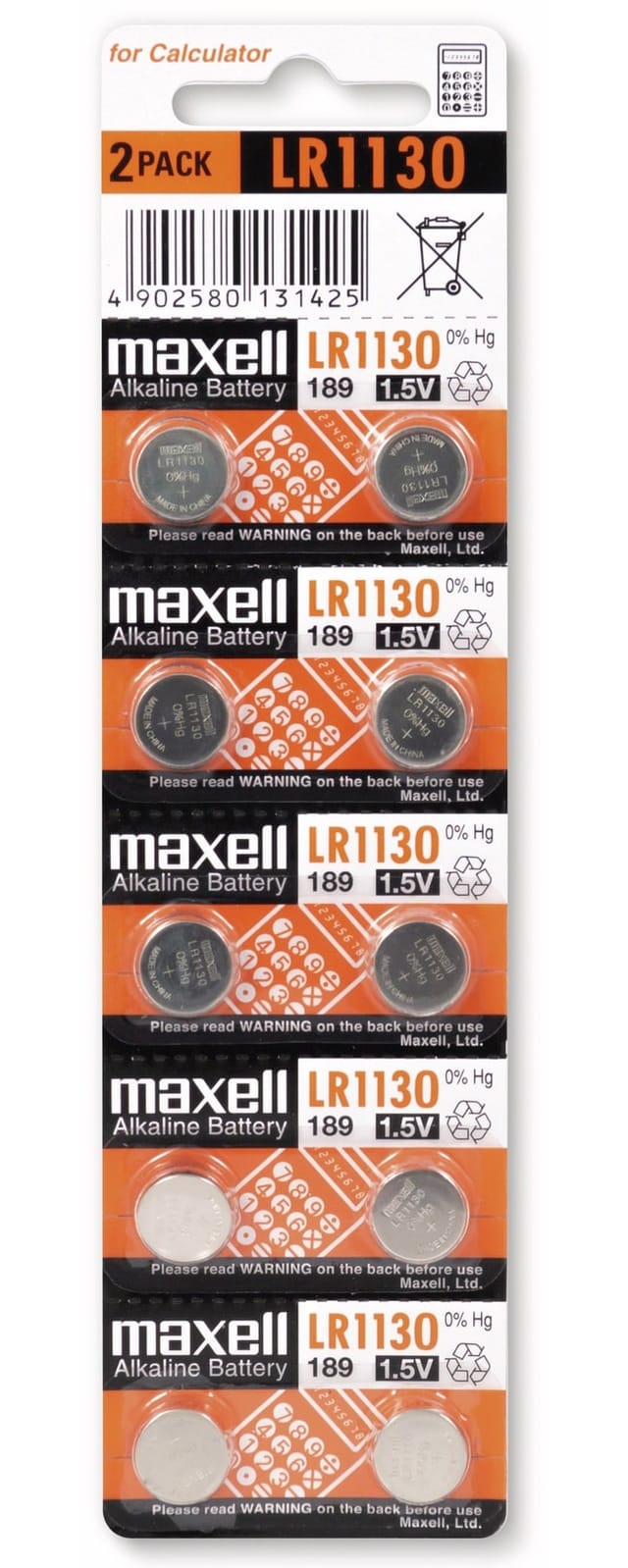 Maxell LR1130 - 10-pack