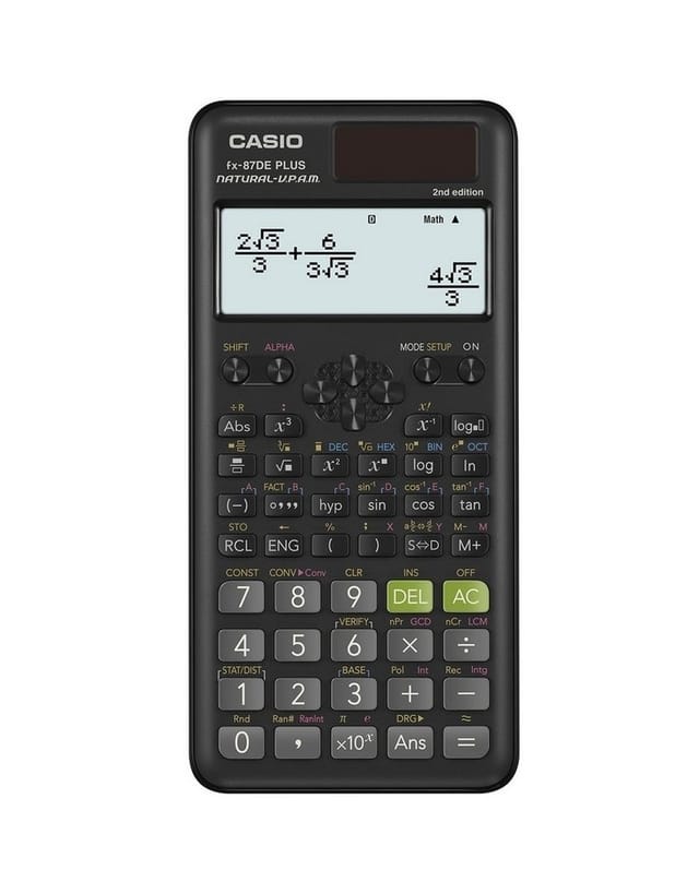 CASIO FX-87DE PLUS 2nd edition - scientific calculator