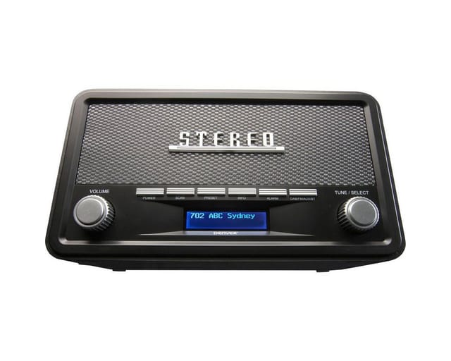 DENVER DAB-18DARKGREY - DAB portable radio - Bluetooth - DAB/DAB+/FM - Stereo - Grau